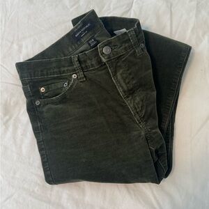 Banana Republic Pants Skinny Fit Olive Green Corduroy